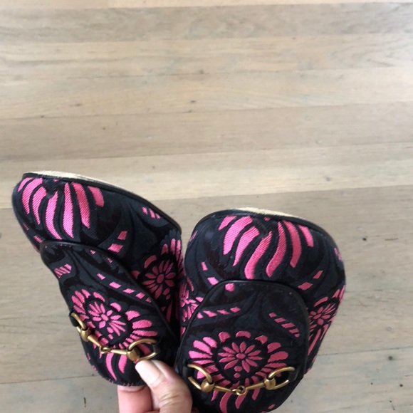 Gucci pink Princetown Brocade Mules Size 7 - Picture 6 of 7